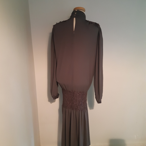 Unique long sleeves vintage dress Size L - Picture 10 of 16